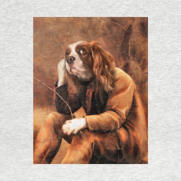 King Charles Cavalier Portrait - George by storebuild@hkrmedia.com